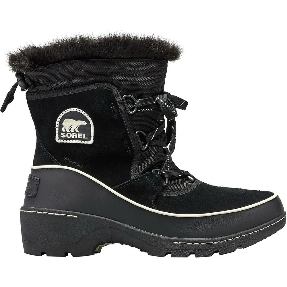 Sorel Tivoli Boots Black/white Youth size 6